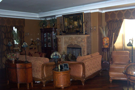 The living room