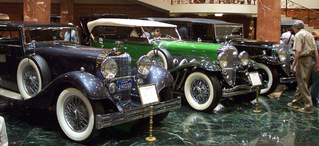 Dad heads to check out some of the collection