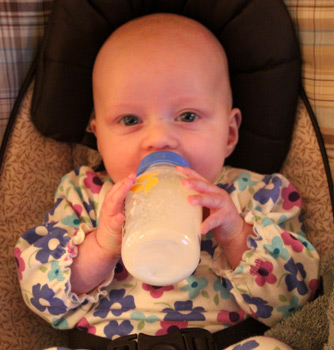 I can hold my own bottle, thank you!